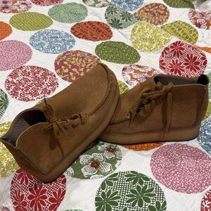 Clarks Women's Brown Leather Shoes